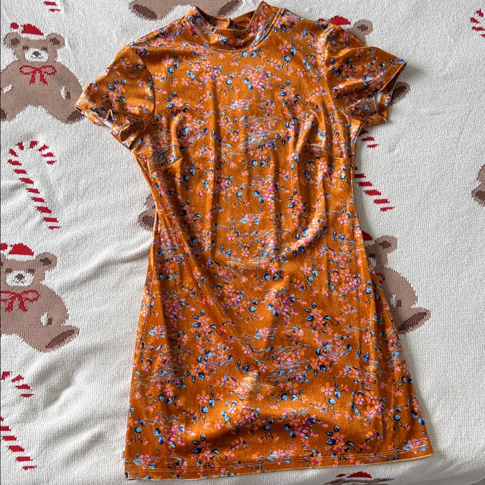 Savage X Fenty NWT Floral Cutout Back Mini Dress | Size Small